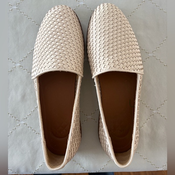 Nisolo Mara Bone Woven Leather Loafers Size 11.5 EUC - Picture 2 of 16